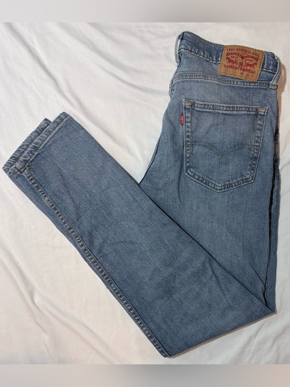 Levi's Men's Straight Fit Light Blue Denim Jeans